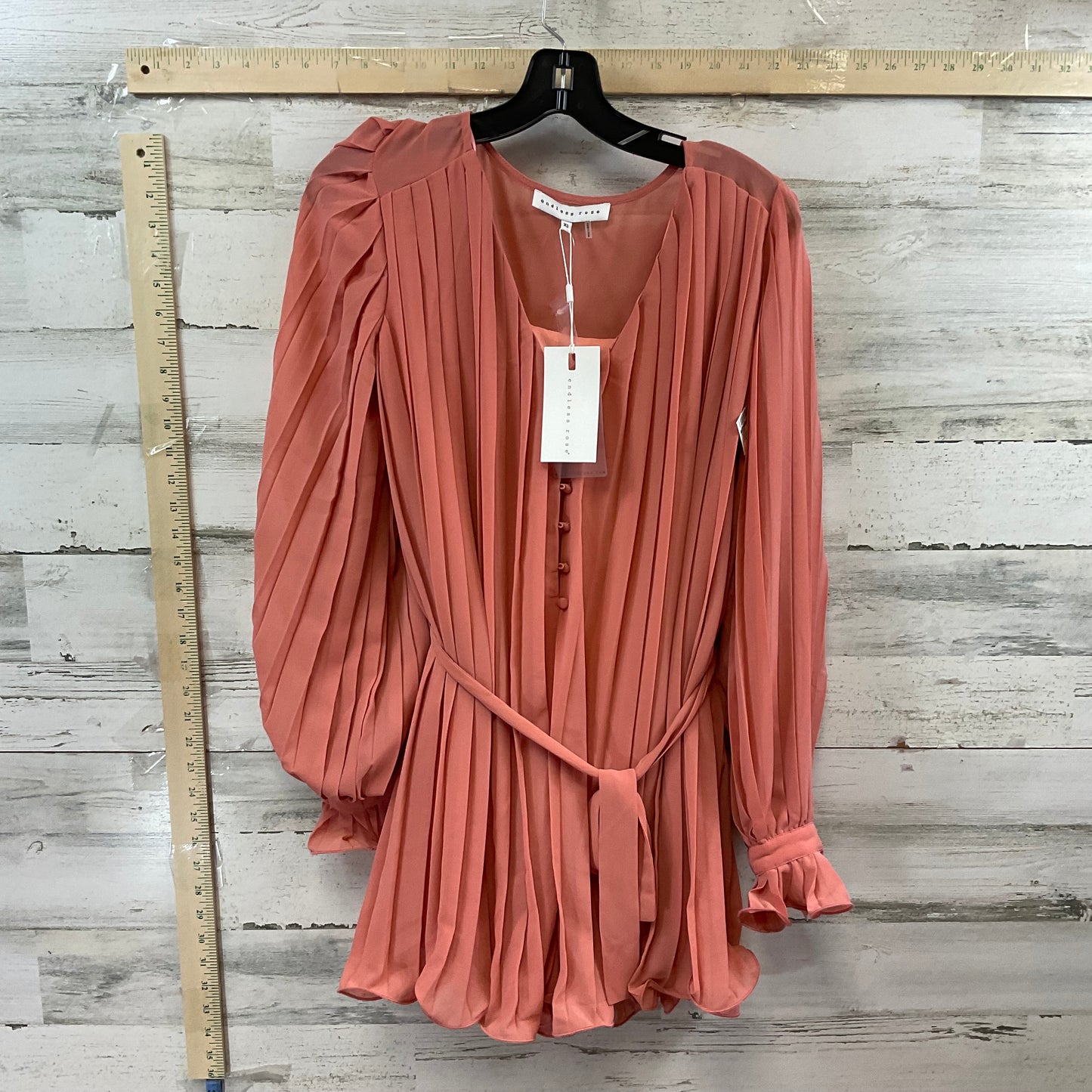 Orange Romper Endless Rose, Size Xs