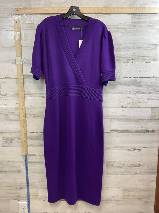 Purple Dress Sweater New York And Co, Size Xl