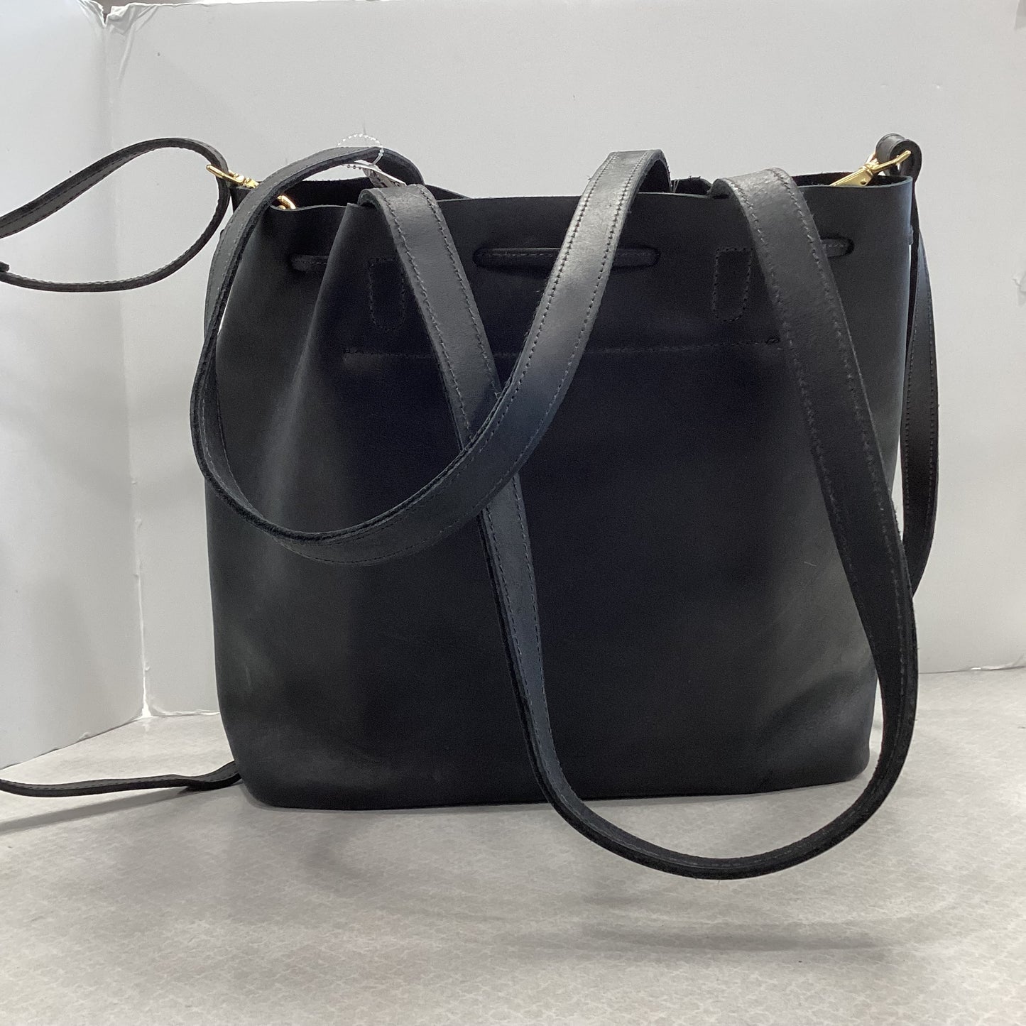 Handbag Leather By Parker Clay, Size: Large