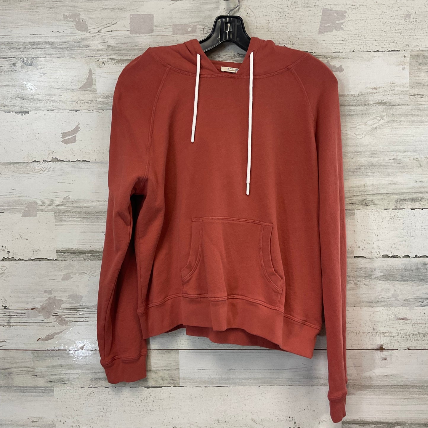 Sweatshirt Hoodie By LEALLO In Orange, Size:L