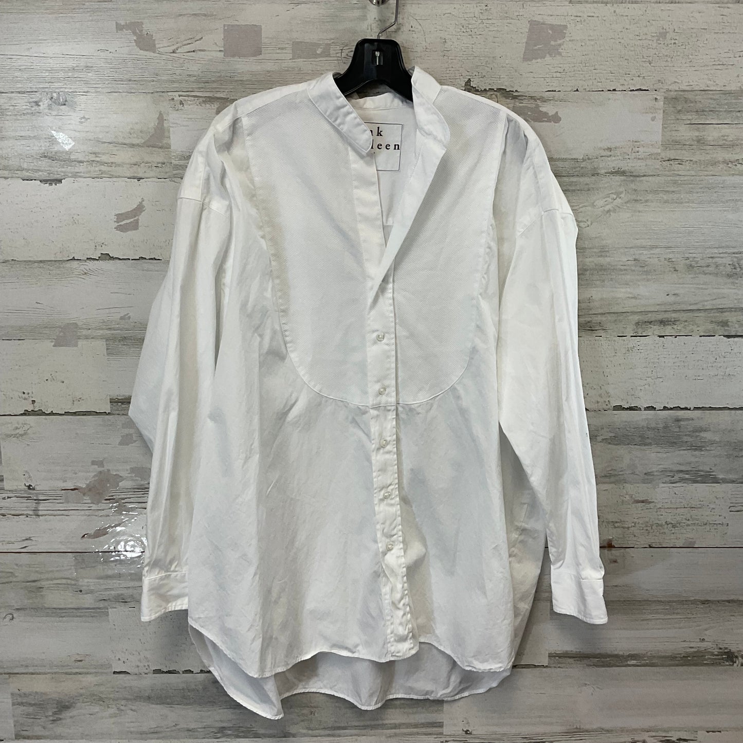 Blouse Ls By Frank And Eileen In White, Size:S