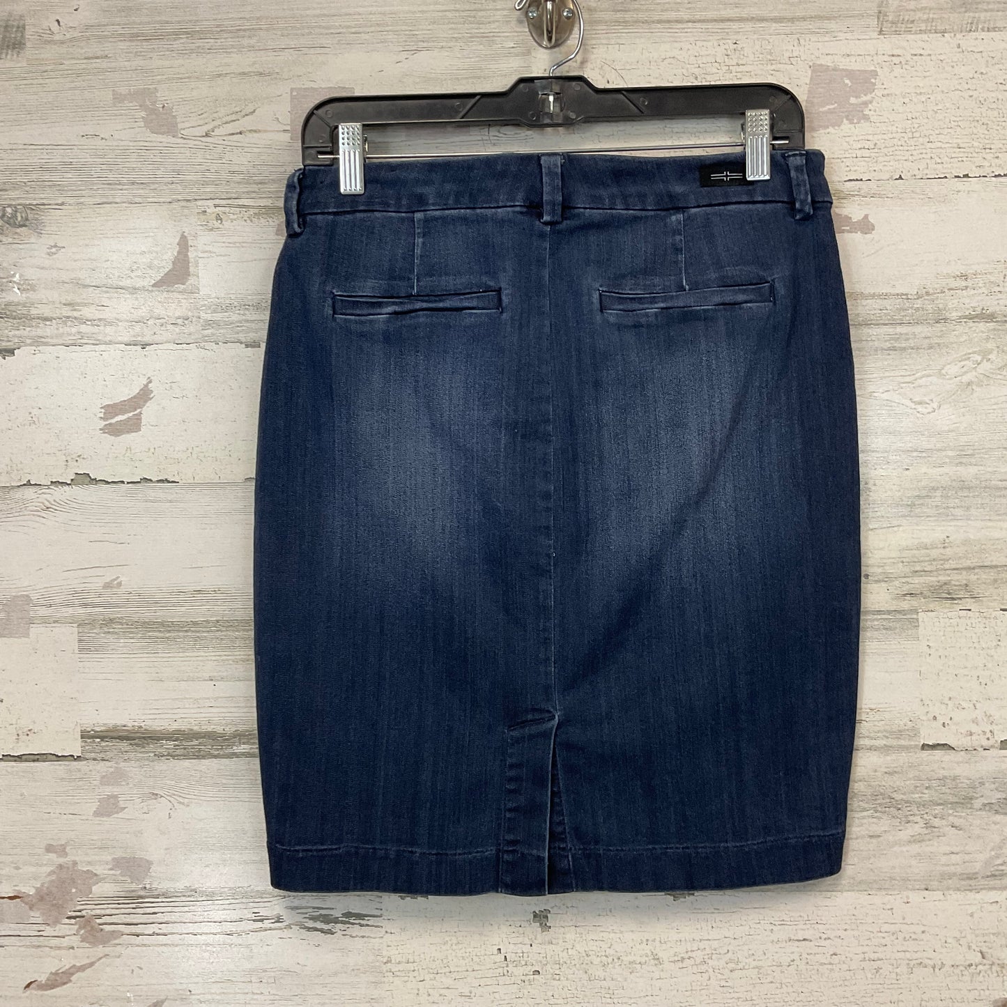 Skirt Mini & Short By Liverpool In Blue Denim, Size:8