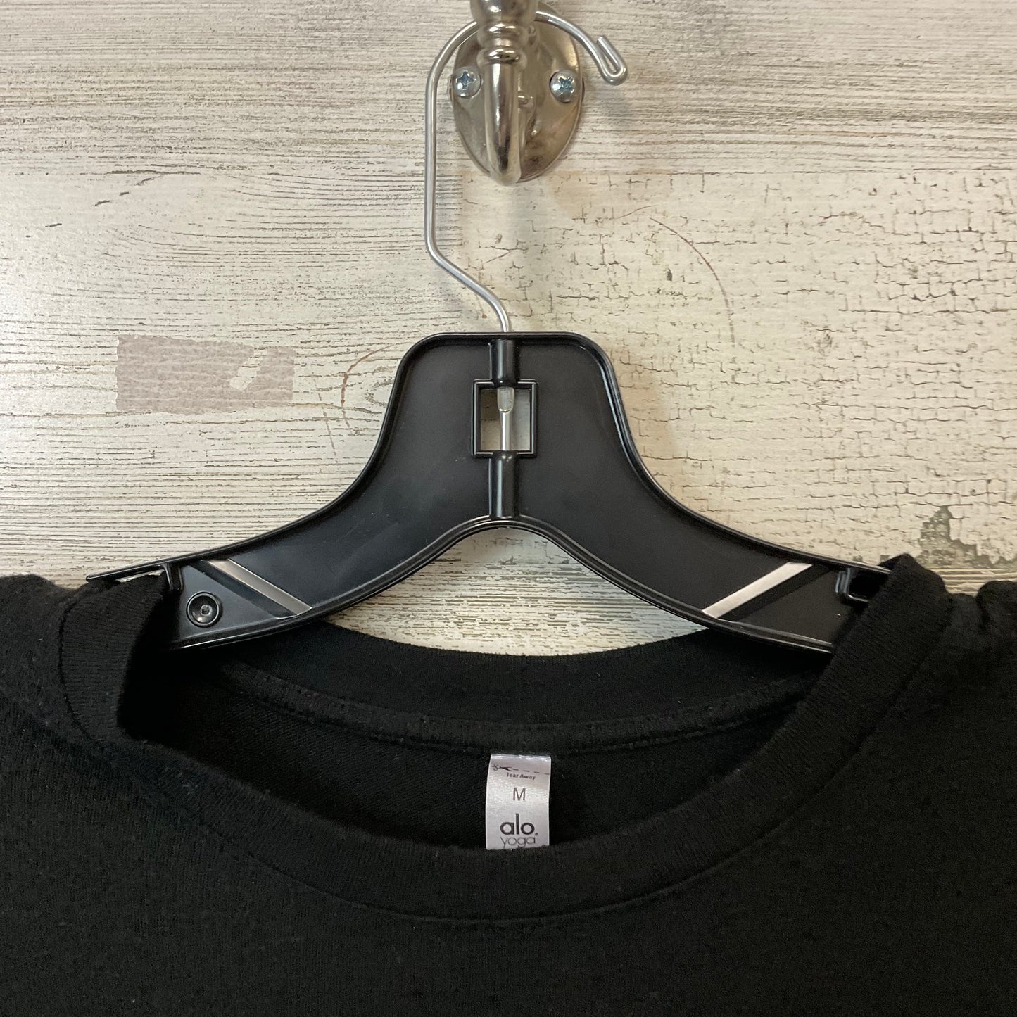 Athletic Top Ls Crewneck By Alo In Black, Size:M