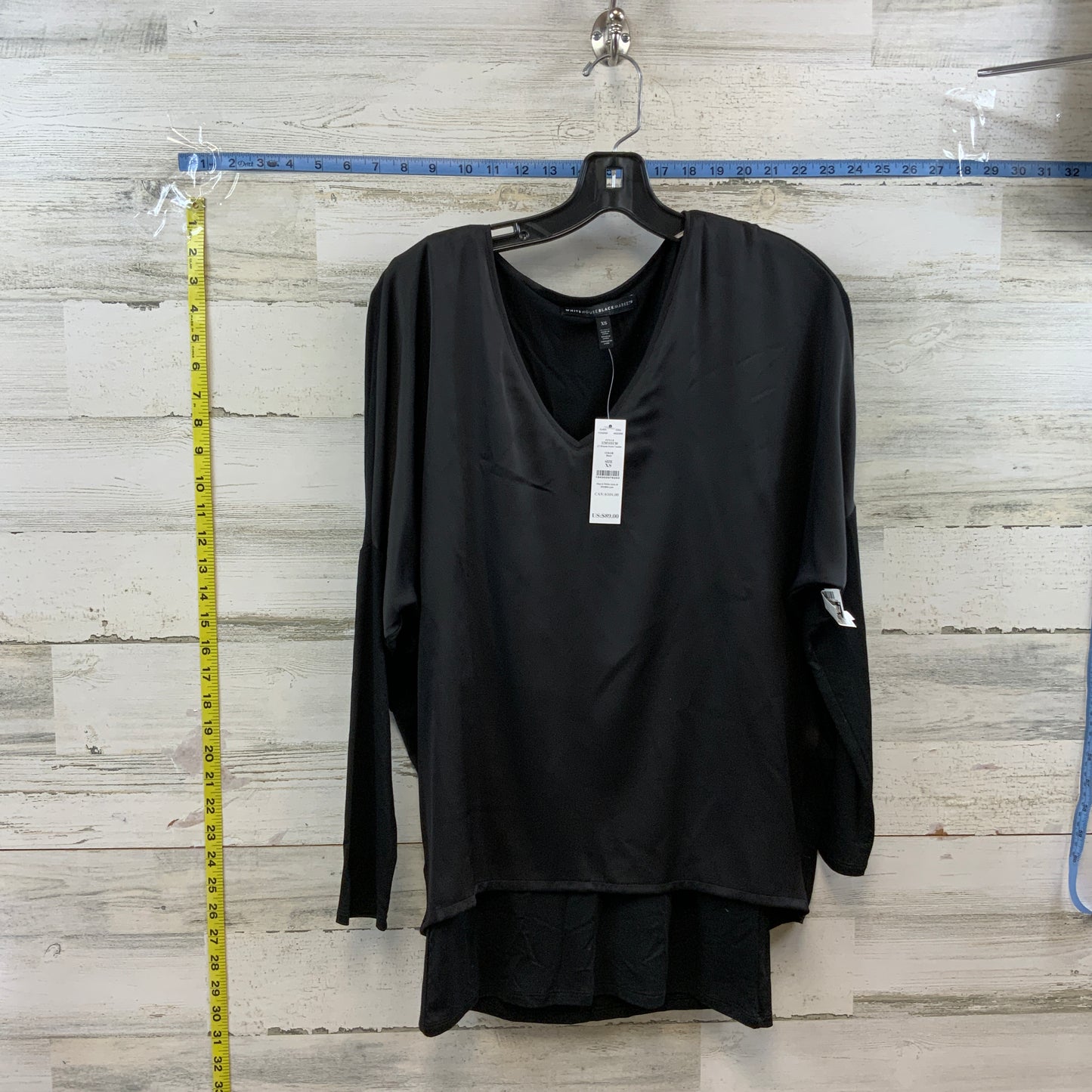 Top Long Sleeve By White House Black Market  Size: Xs