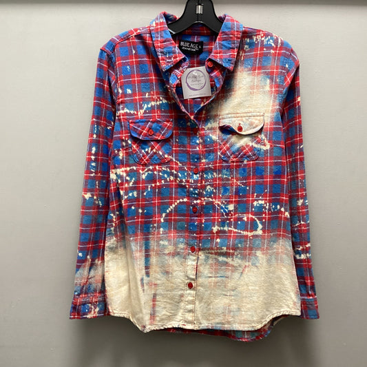 Blouse Long Sleeve By Blue age jeans Size: L